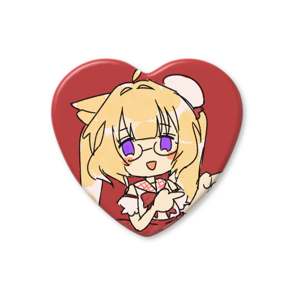 FloraNova:ハートカンバッジ!(影鈴)