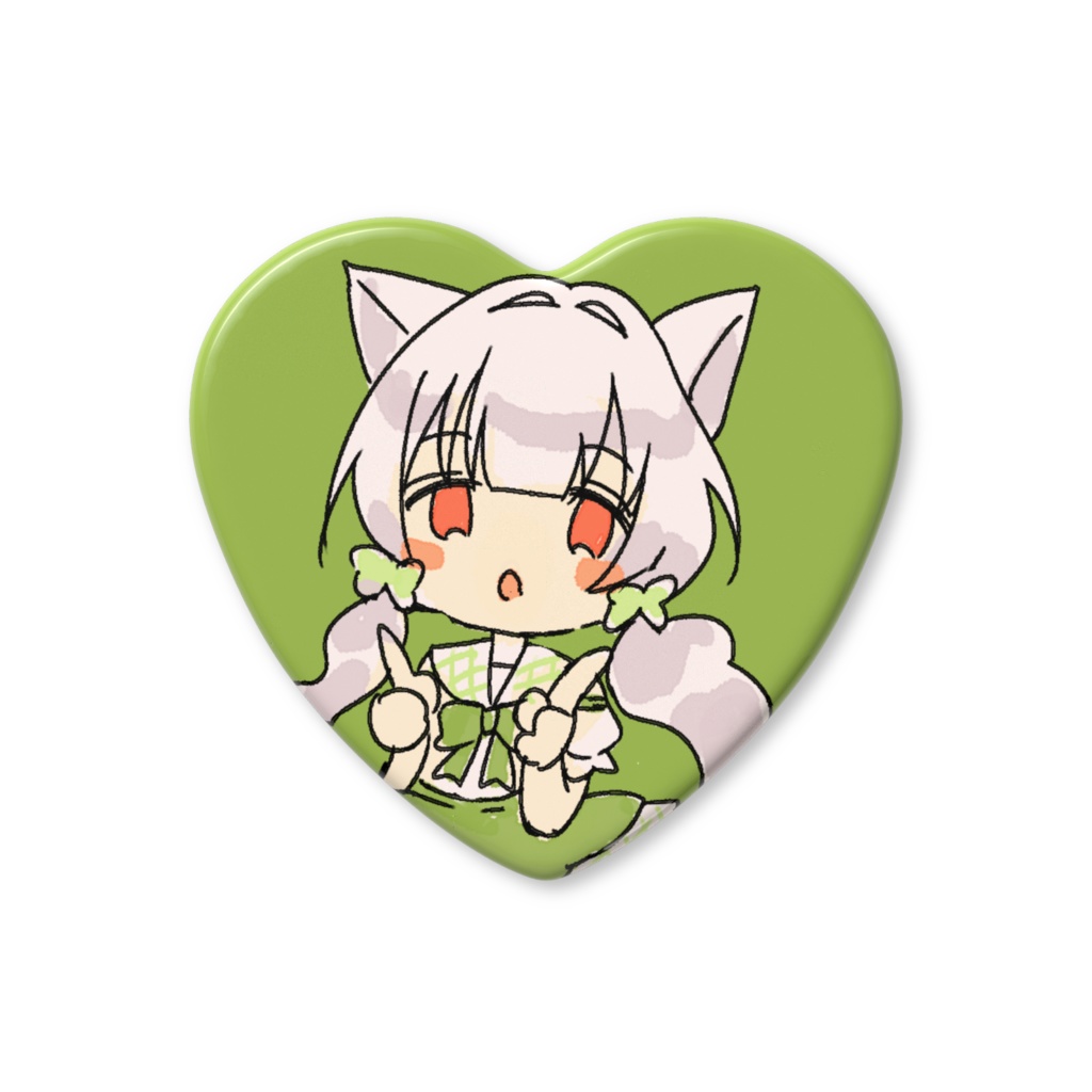 FloraNova:ハートカンバッジ!(花絵さい)