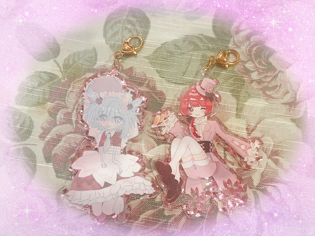 さくらアクリルキーホルダー