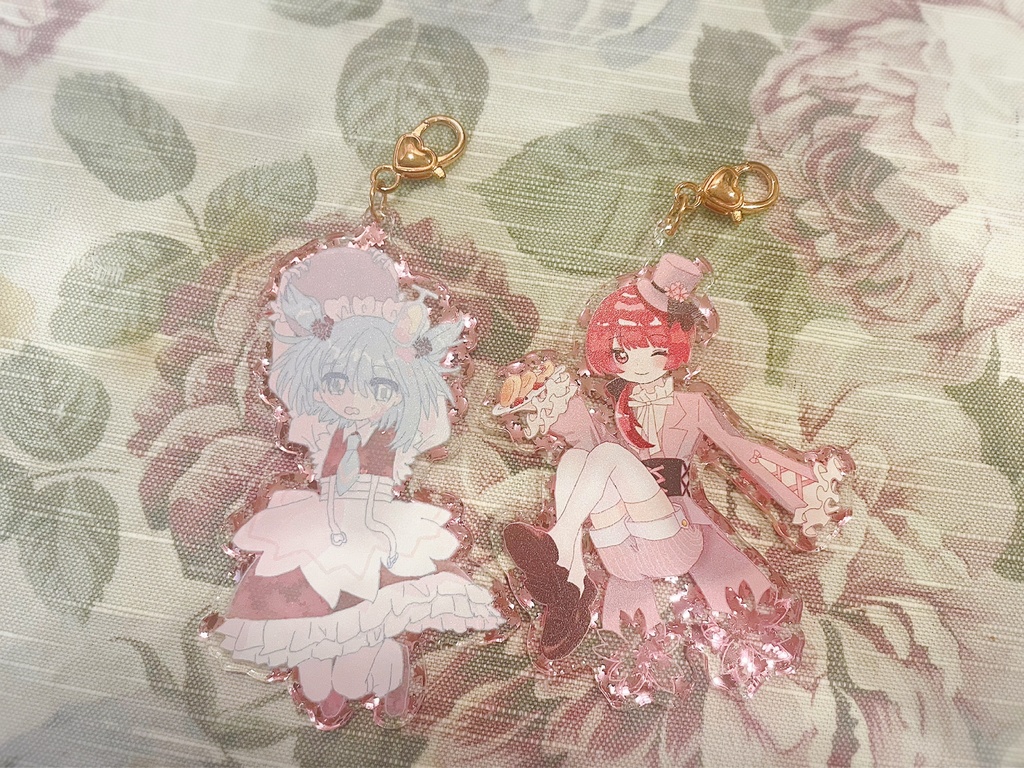 さくらアクリルキーホルダー