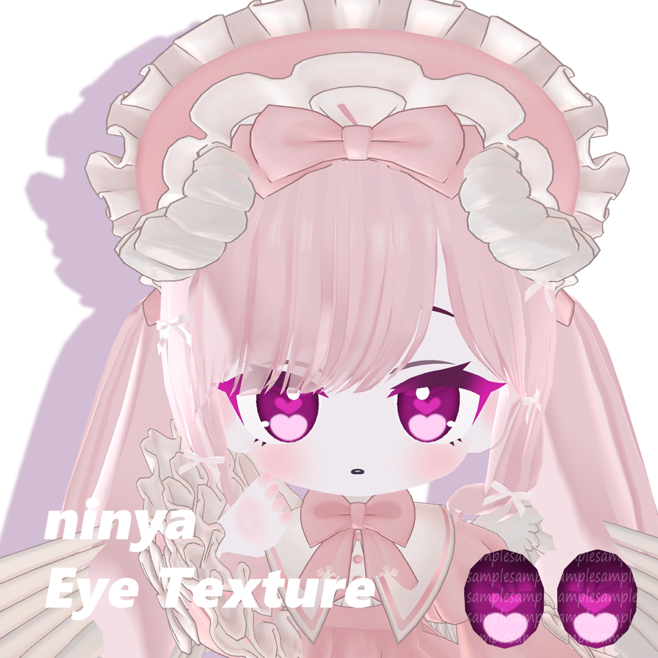 クリスマスセール中🎅【free】♡に～にゃ対応ハートアイテクスチャ♡