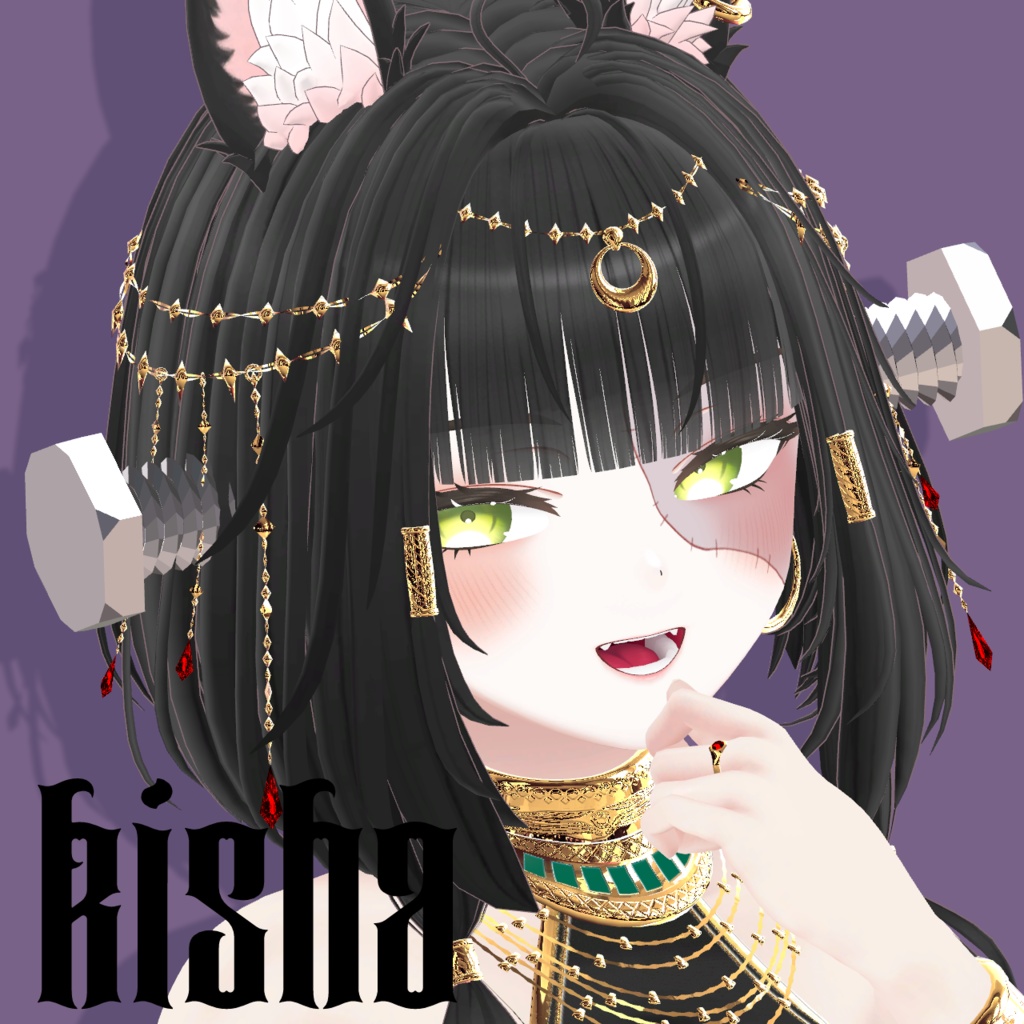 【13Avatar対応】つぎはぎメイク&ねじ【ハロウィン🎃】【VRChat向け】