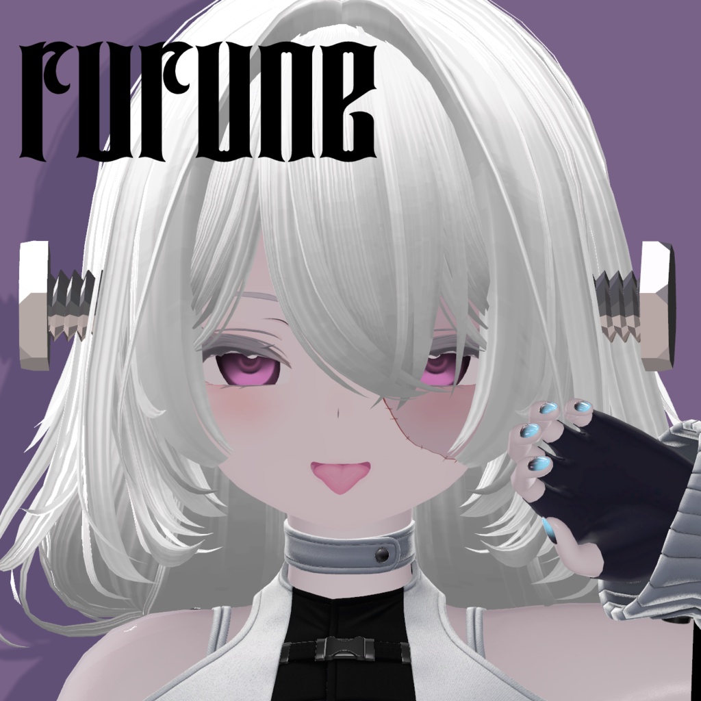 【13Avatar対応】つぎはぎメイク&ねじ【ハロウィン🎃】【VRChat向け】