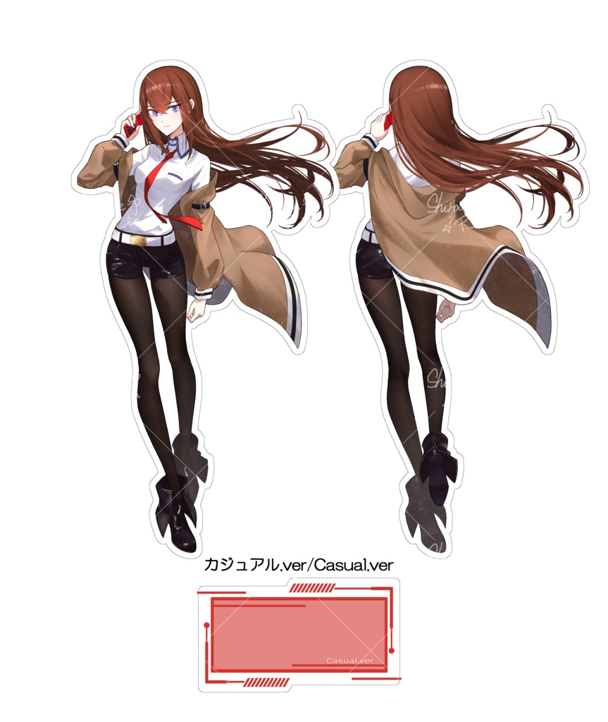 牧瀬紅莉栖 両面アクリルフィギュアスタンド(21cm) 全4種