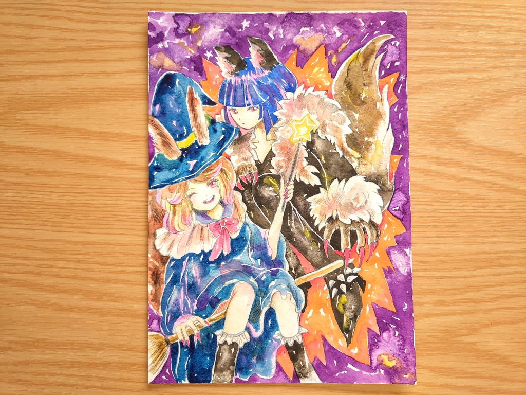 【原画】コムとシュマのハロウィン