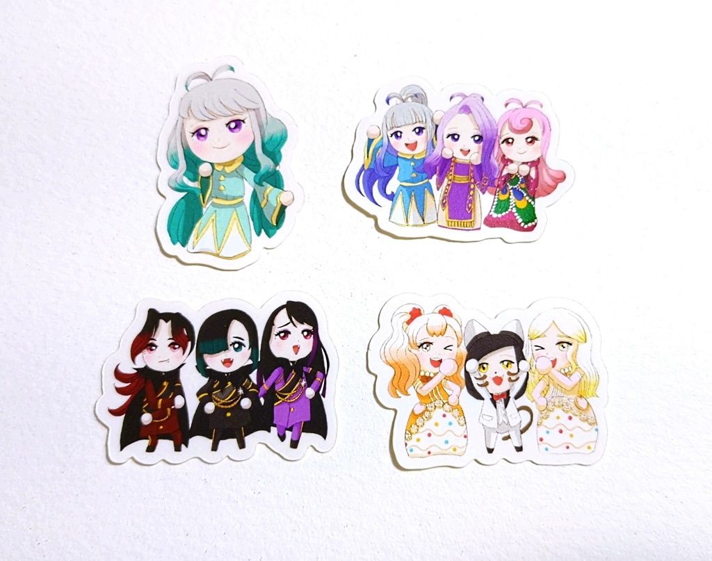 【二次創作】ユキノトピアダイカットシール