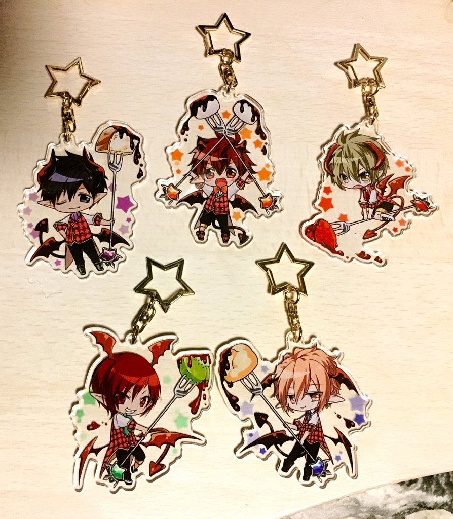 BackFreeちょこでびアクリルキーホルダー