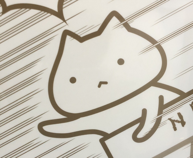 斜面ねこクリアファイル