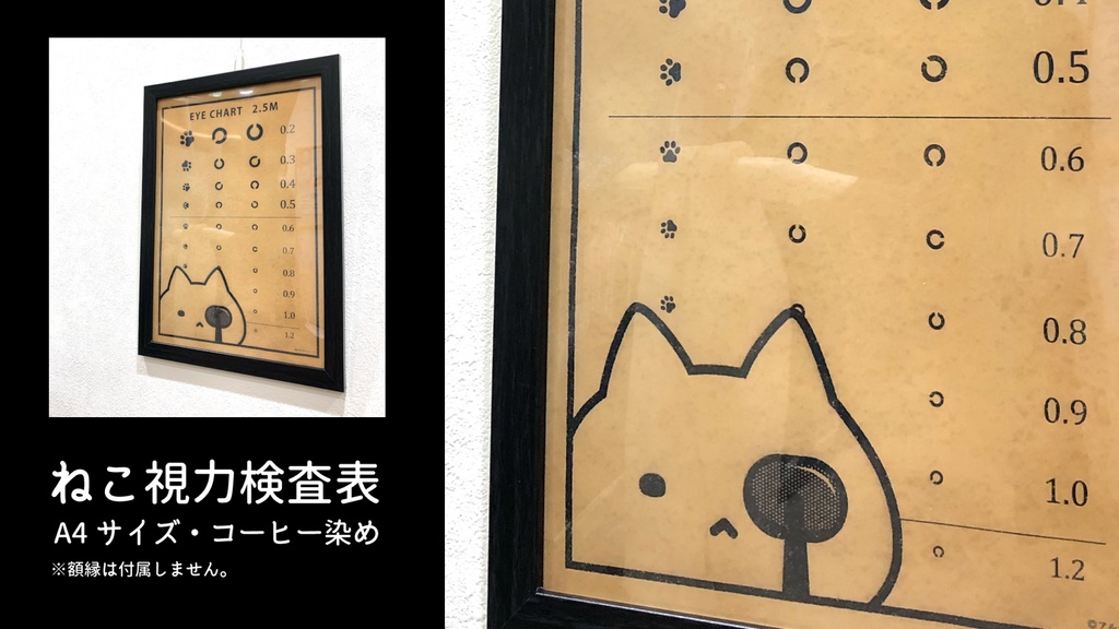 ねこ視力検査表