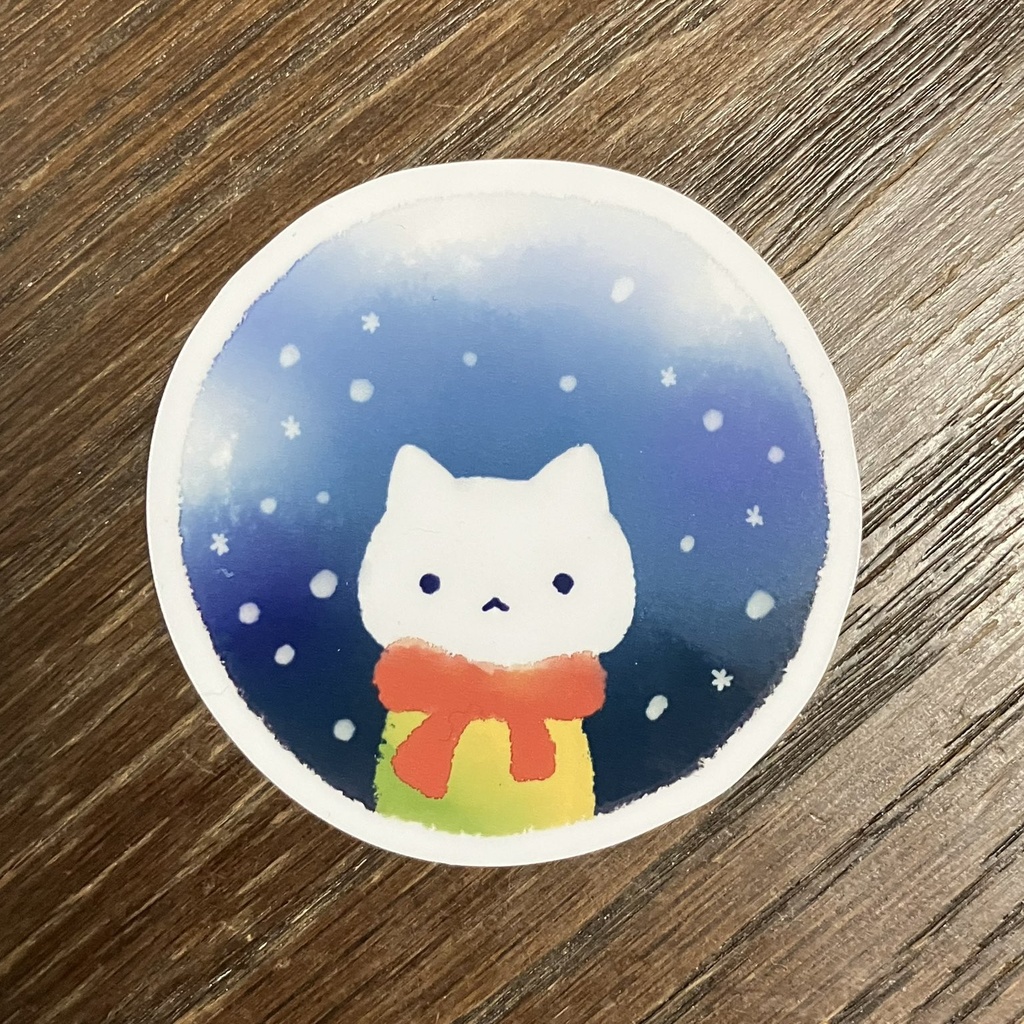 ねこステッカー2023WINTER