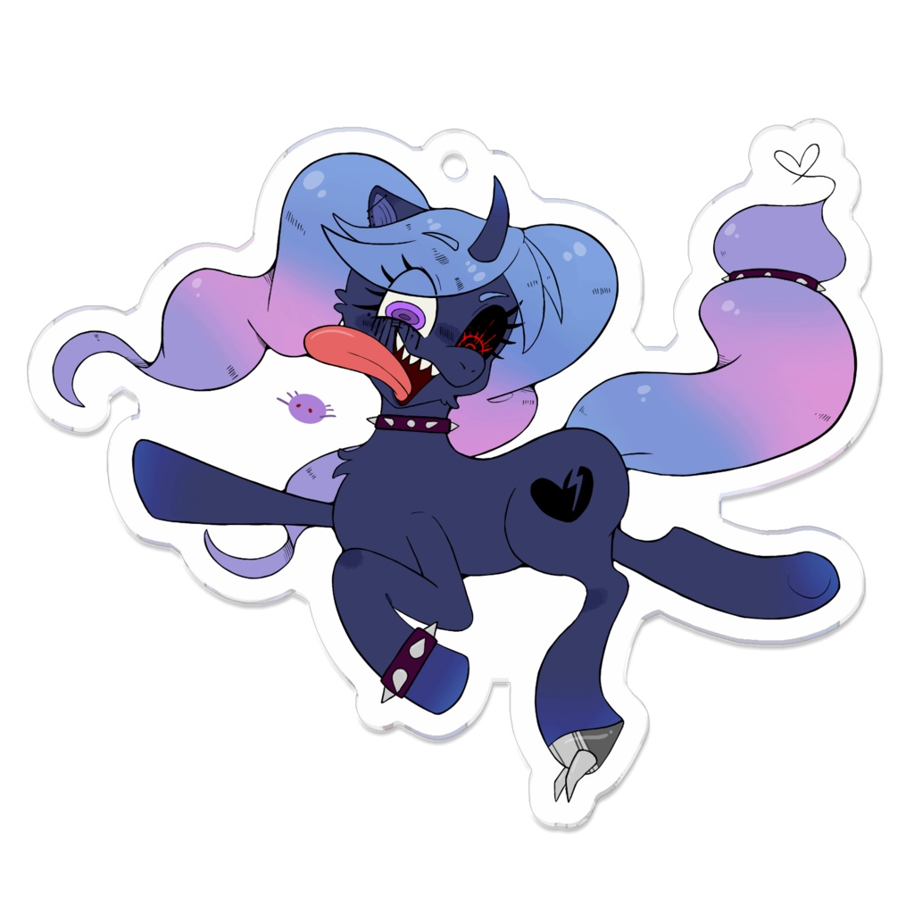 Poyomi acrylic key chain