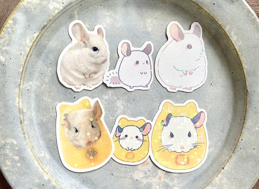 もちゃステッカー3枚セット