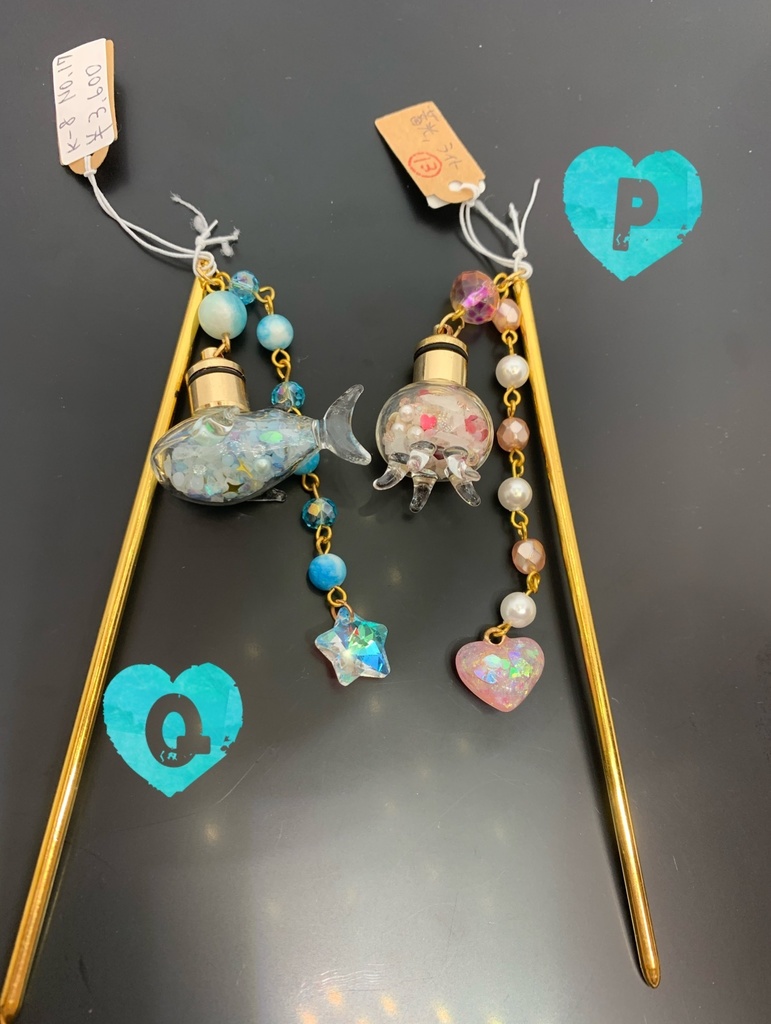 かんざしとブレスレットセット