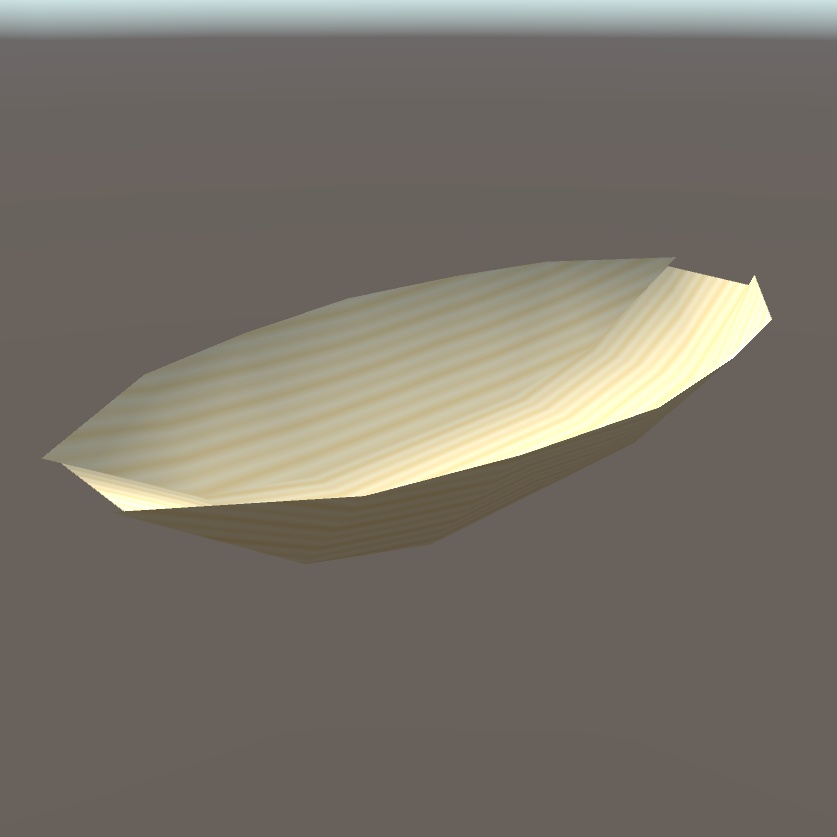 無料有・お祭り用たこ焼き舟皿3Dモデル【VRChat想定】