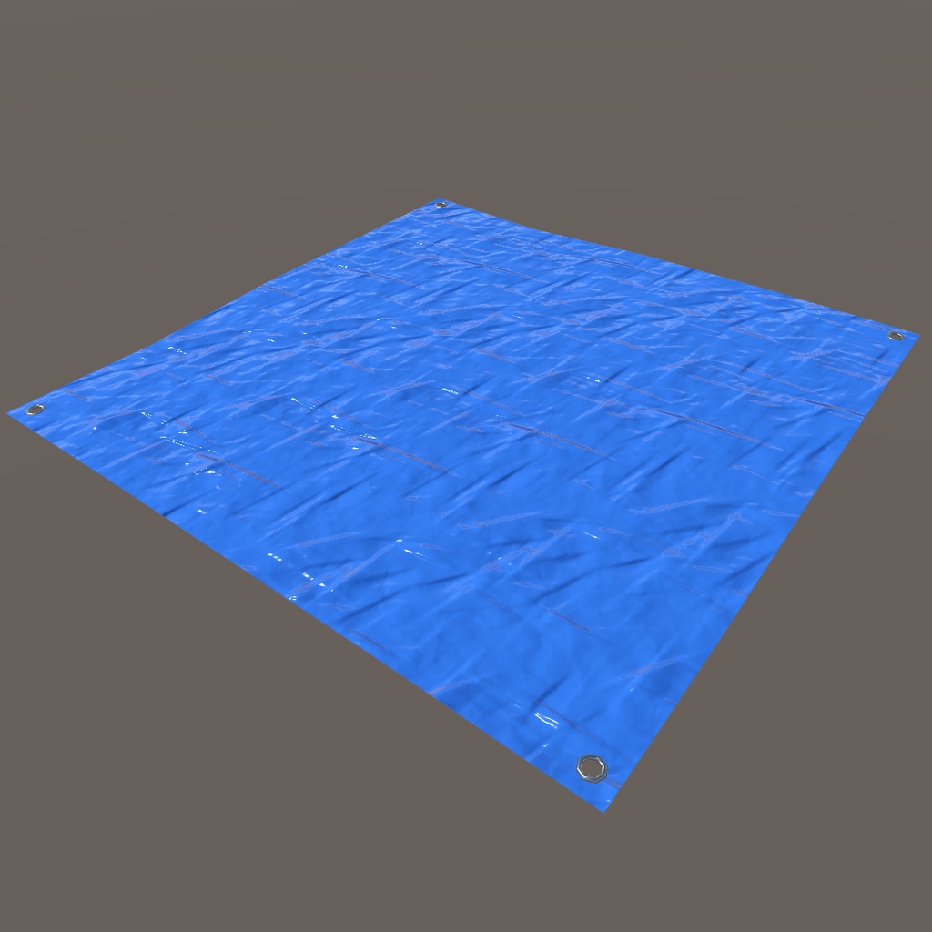 無料有・防水シート(レジャーシート)3Dモデル【VRChat想定】