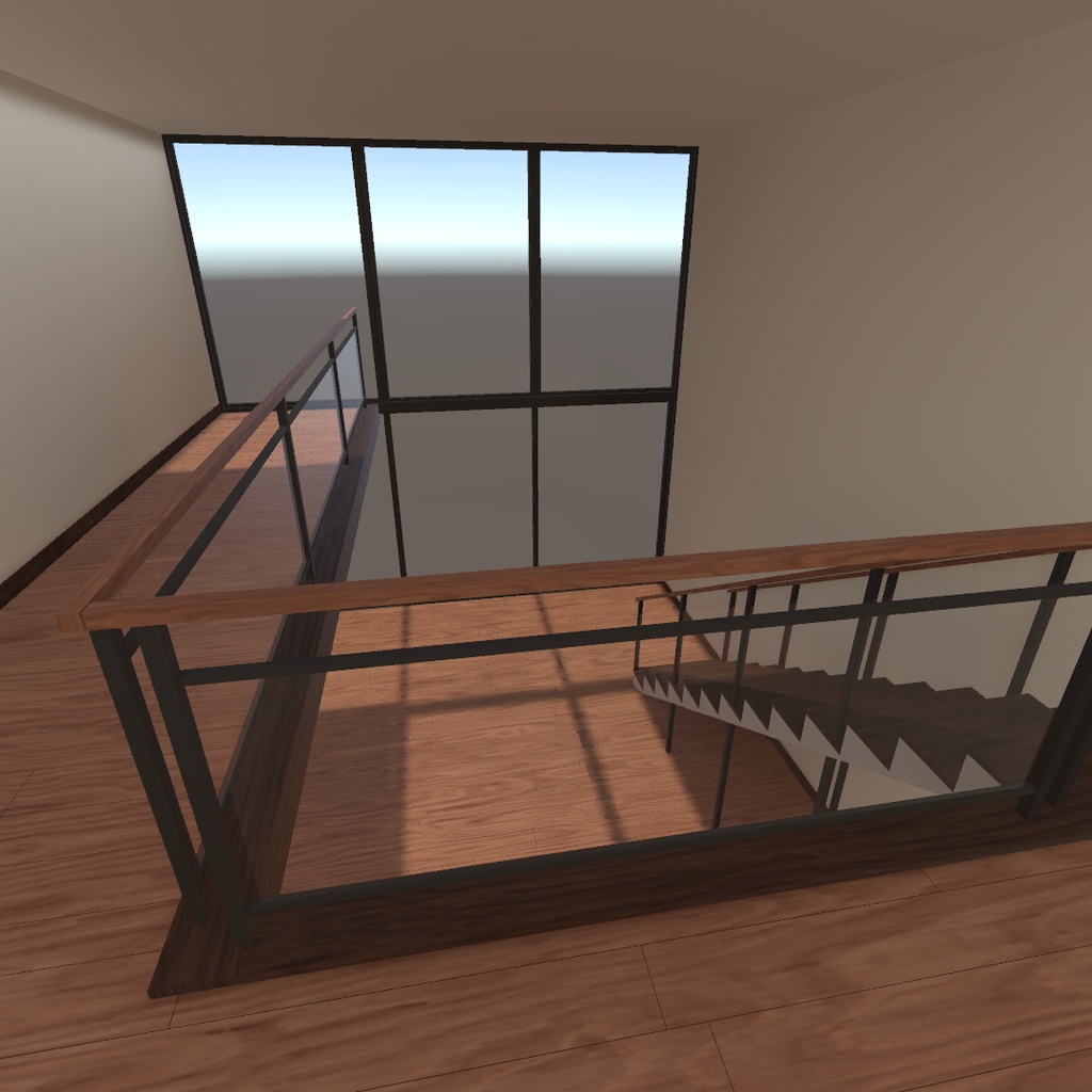 【無料あり】2階建てホーム3Dモデル【VRChat想定】