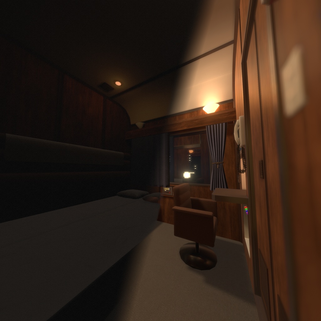 寝台特急個室:A Royal　ホームキット【VRChat想定】