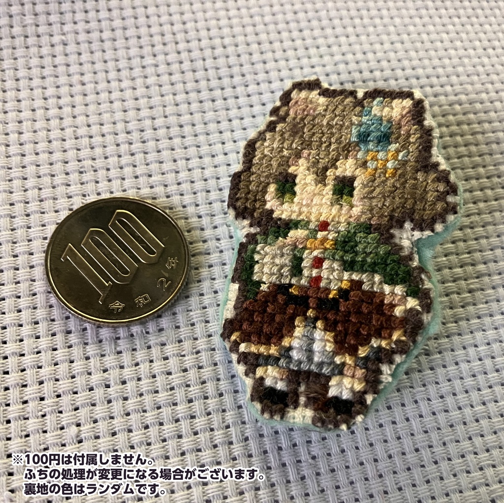 刺繍ピンバッジ