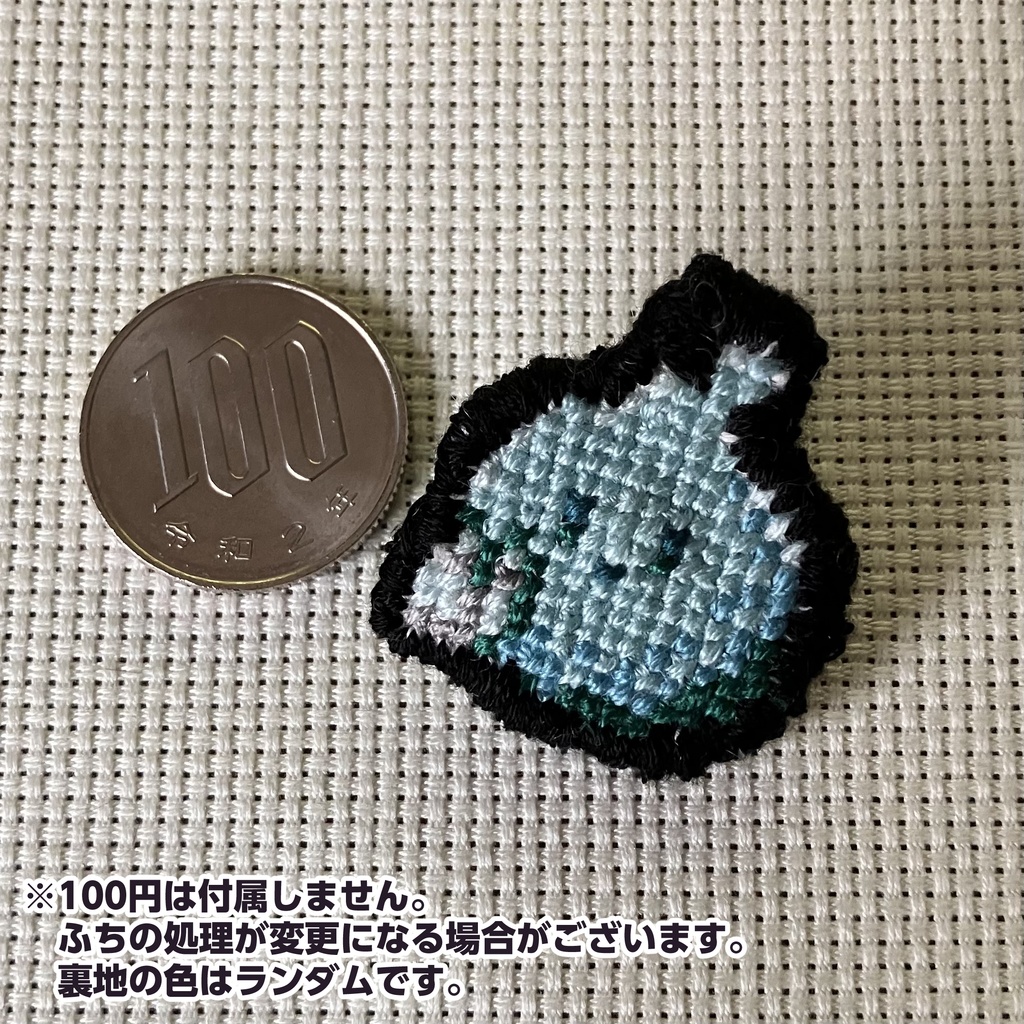 刺繍ピンバッジ