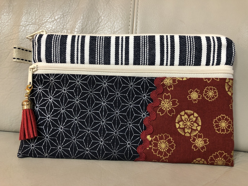 とうらぶダブルファスナーポーチ -堀川国広-