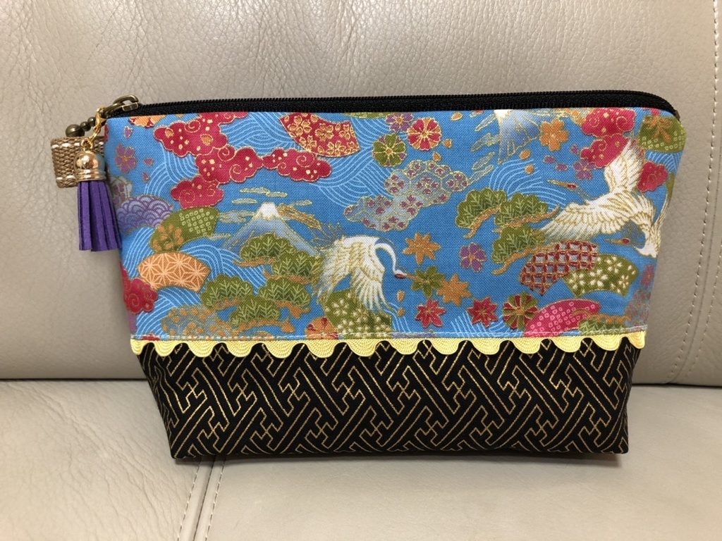 マチ付きポーチ -小竜景光-