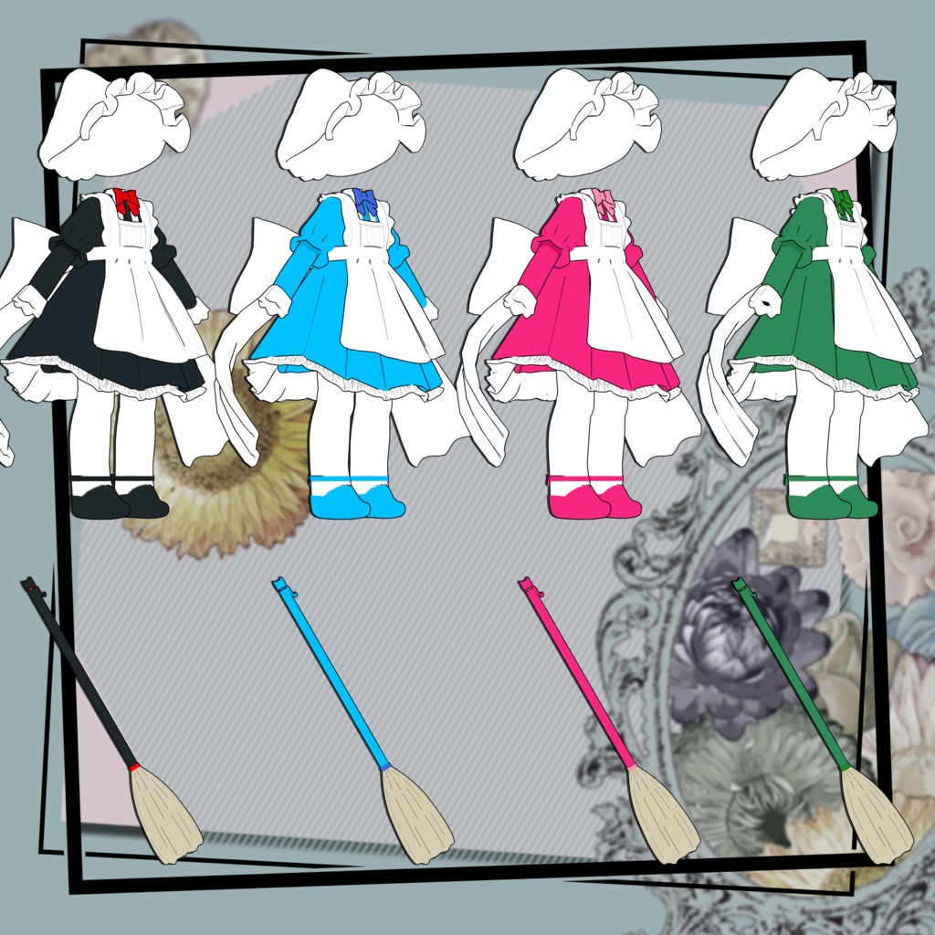 WorkingNekoMaid 【キプフェル・まめひなた・ネメシス・みみのこ・がぶ】