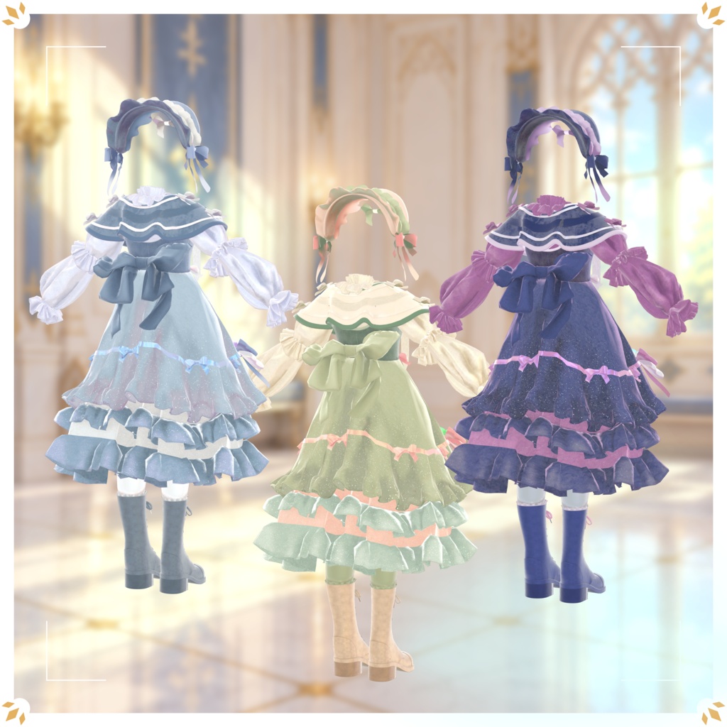 販売開始30分フルセット500円✨花咲くドロシーの白昼夢 - Dorothy’s Blooming Daydream -【11+アバター対応】