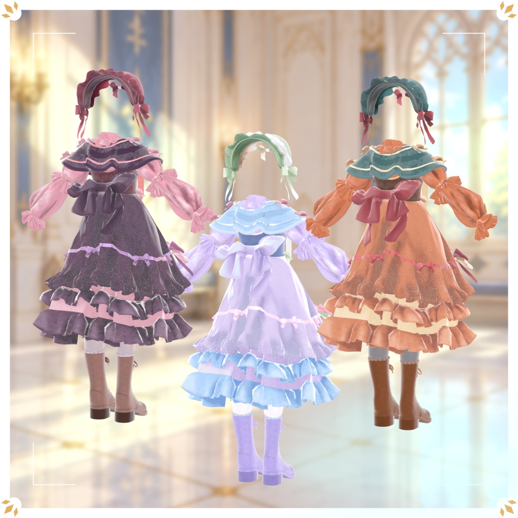 販売開始30分フルセット500円✨花咲くドロシーの白昼夢 - Dorothy’s Blooming Daydream -【11+アバター対応】