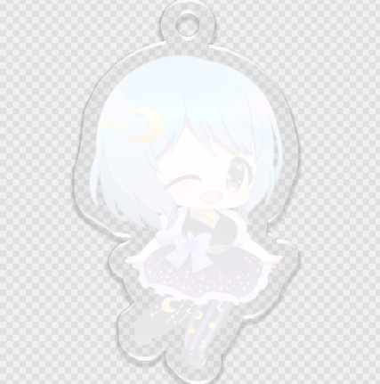 1.5周年記念🌙幻月みづね💧アクリルキーホルダー【初回限定メッセージカード付】