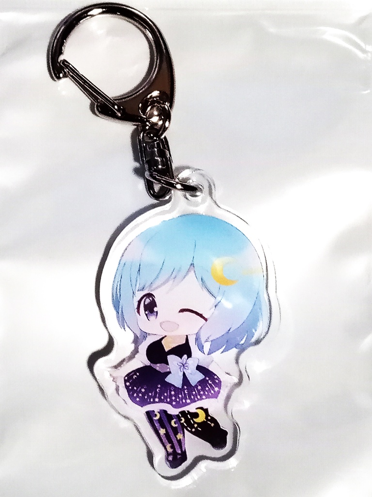 1.5周年記念🌙幻月みづね💧アクリルキーホルダー【初回限定メッセージカード付】