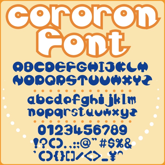 cororonFont