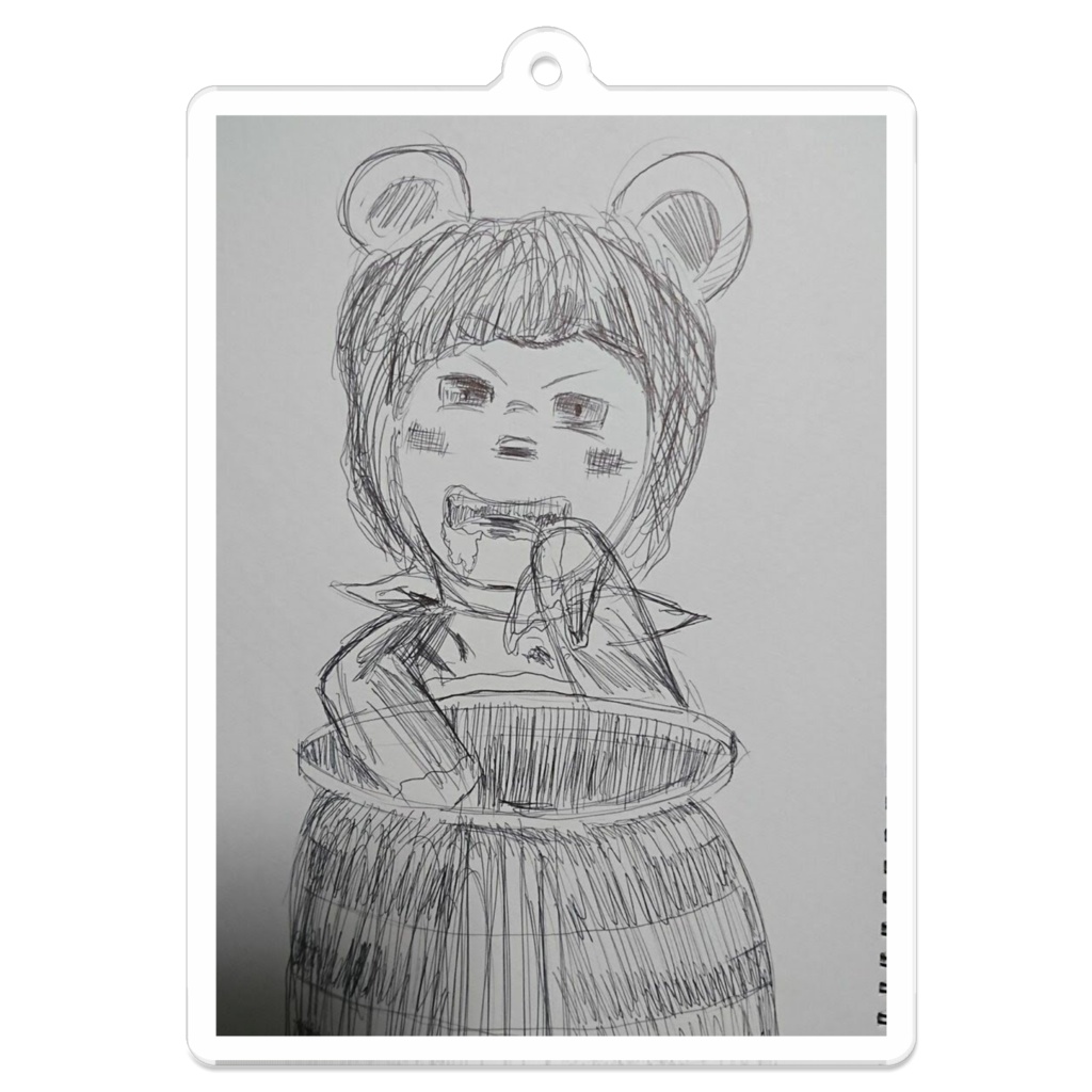 つまみ食い アクリルキーホルダー