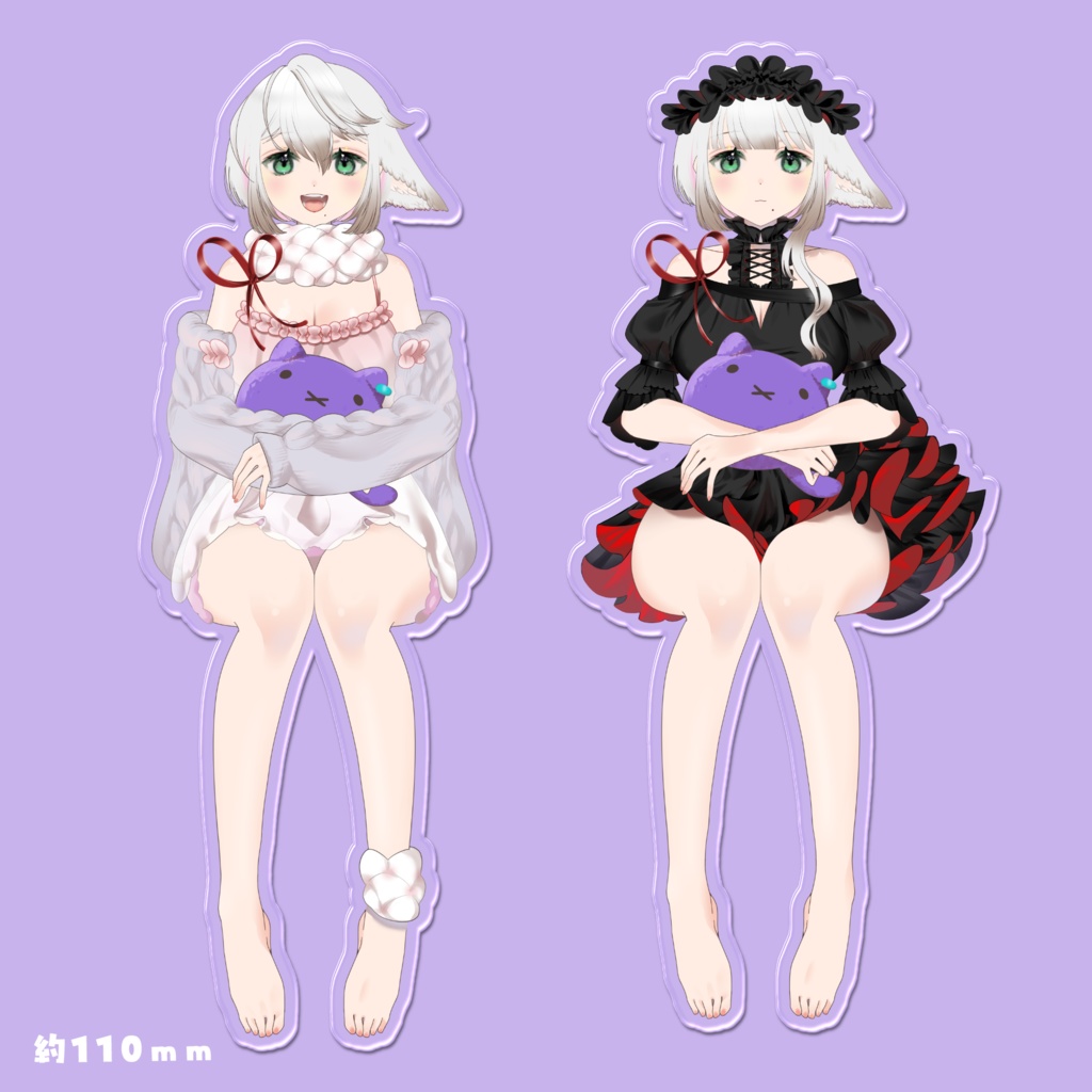 こそぎVer.3.0衣装　おすわりアクリルスタンド