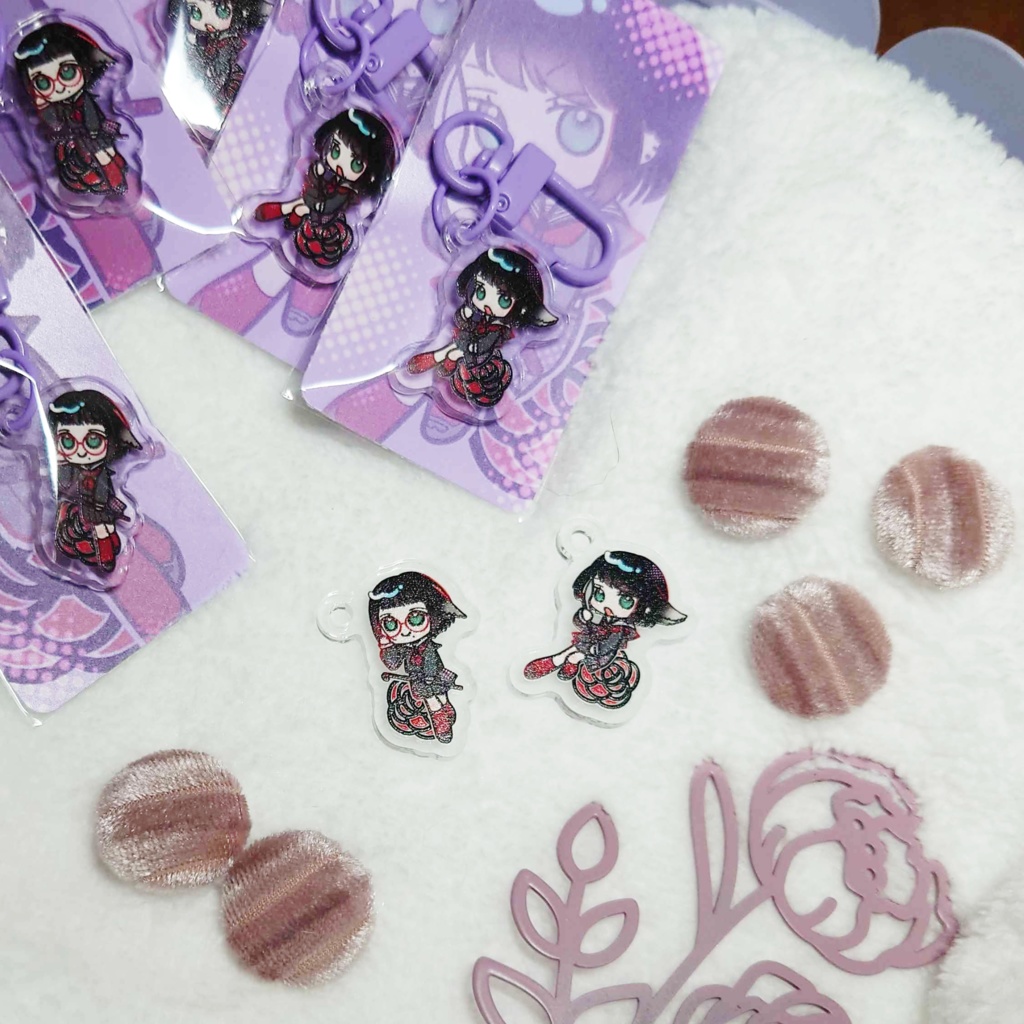 こそぎVer.4 学生衣装 ミニアクリルキーホルダー