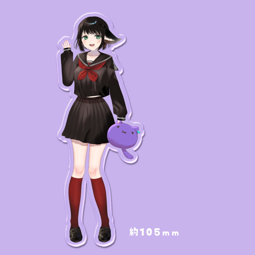 こそぎVer.4学生衣装　アクリルスタンド