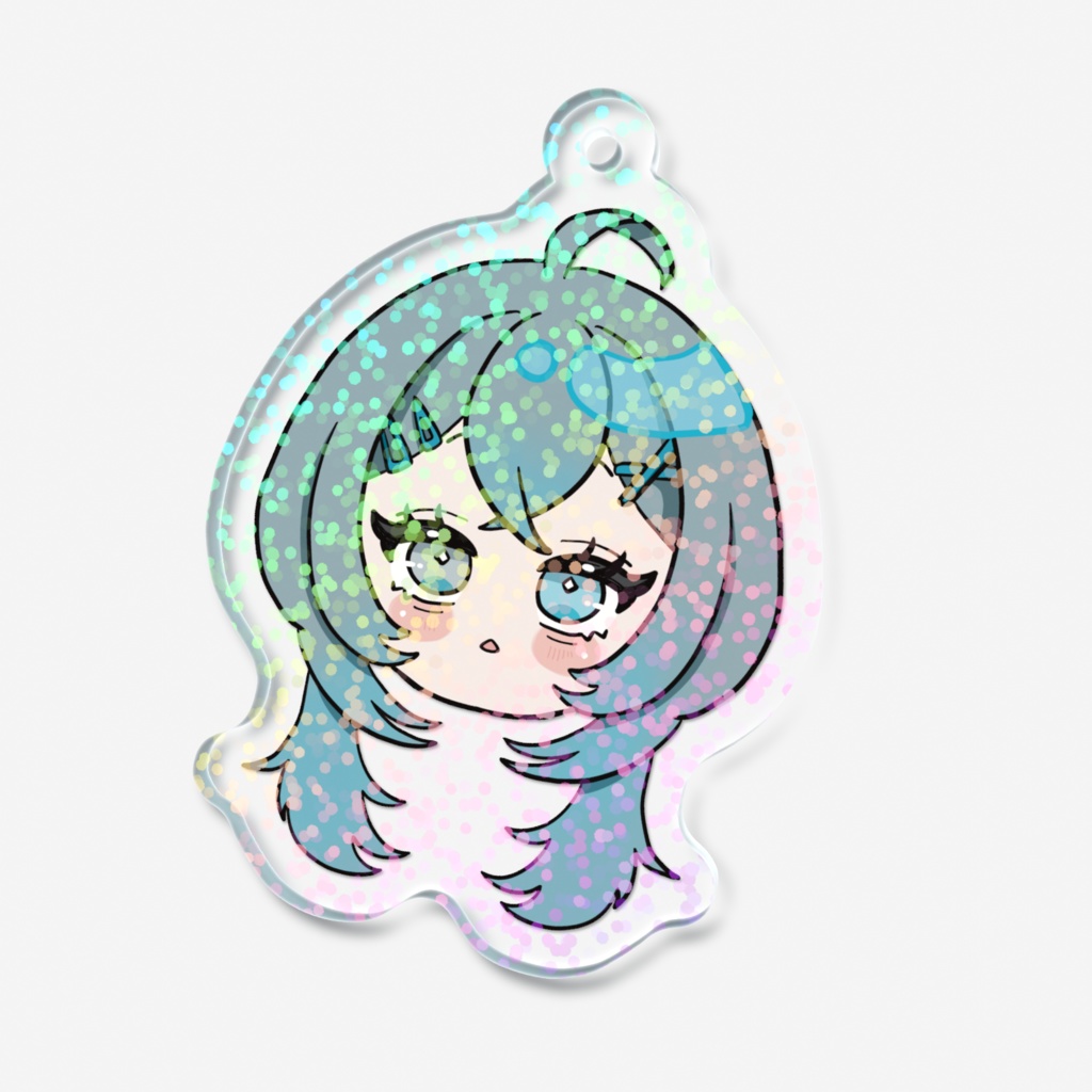 ちるホログラムキーホルダー