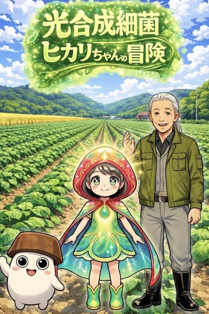 AIマンガ「光合成細菌 ヒカリちゃんの冒険」
