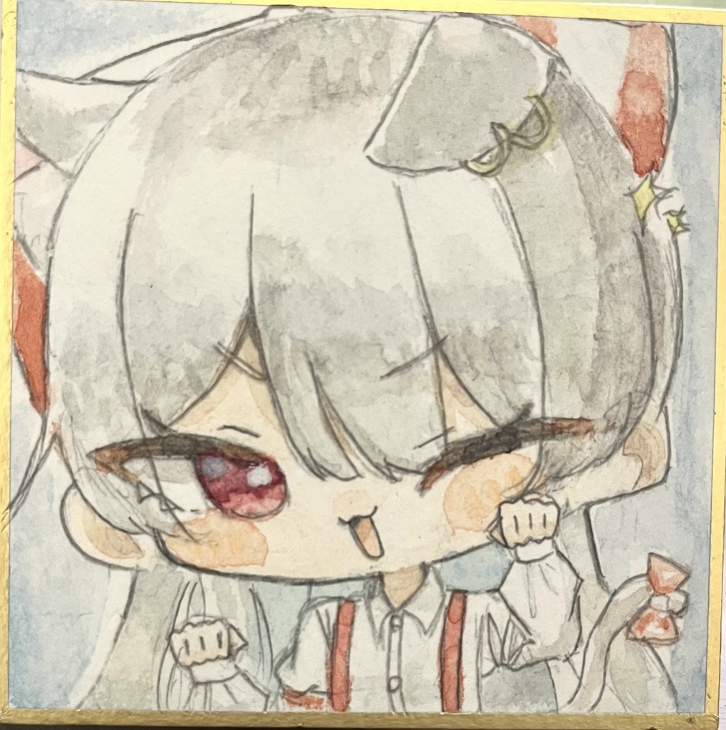 東方project 藤原妹紅 イラスト 色紙 - メルカリ