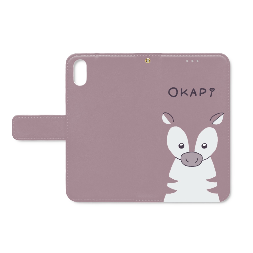 オカピのスマホカバー