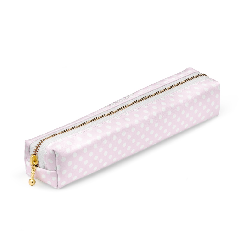 ペンケース オカピ、ドット柄