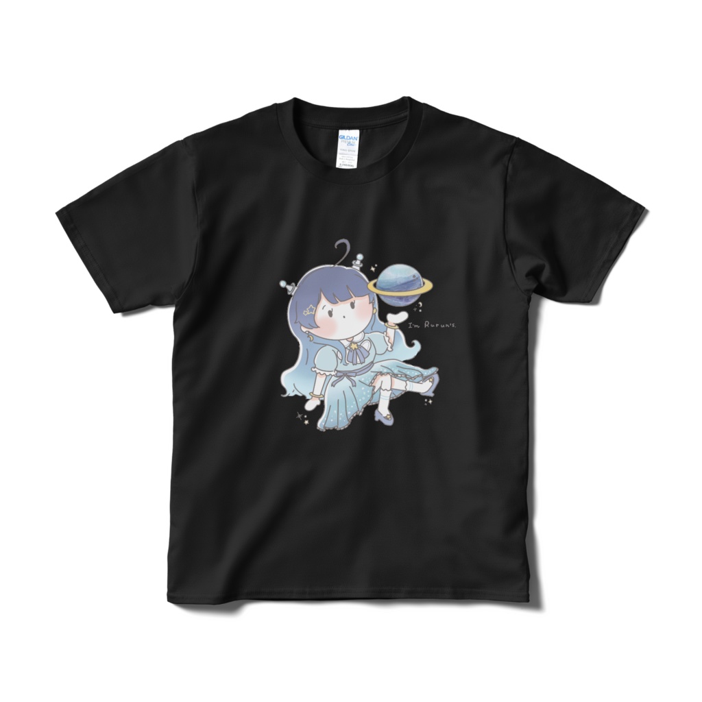 【リアルイベント開催記念❣】Tシャツ《惑星・黒》夢観るるの
