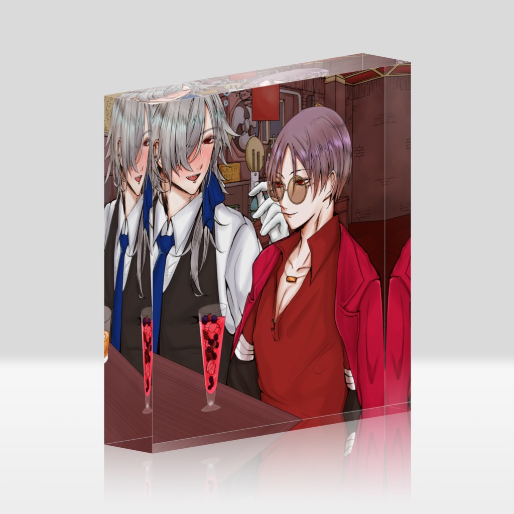 飲酒交流アクリルブロック