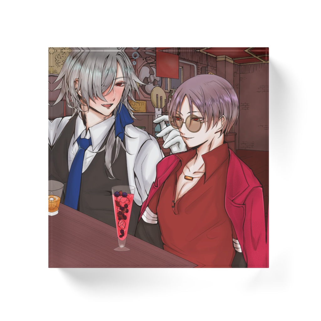 飲酒交流アクリルブロック