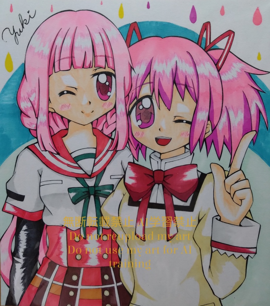 『環いろは＆鹿目まどか』(大色紙)