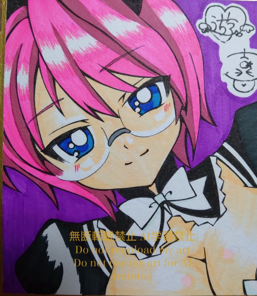 『戦国乙女』明智ミツヒデメイドver.(ミニ色紙)