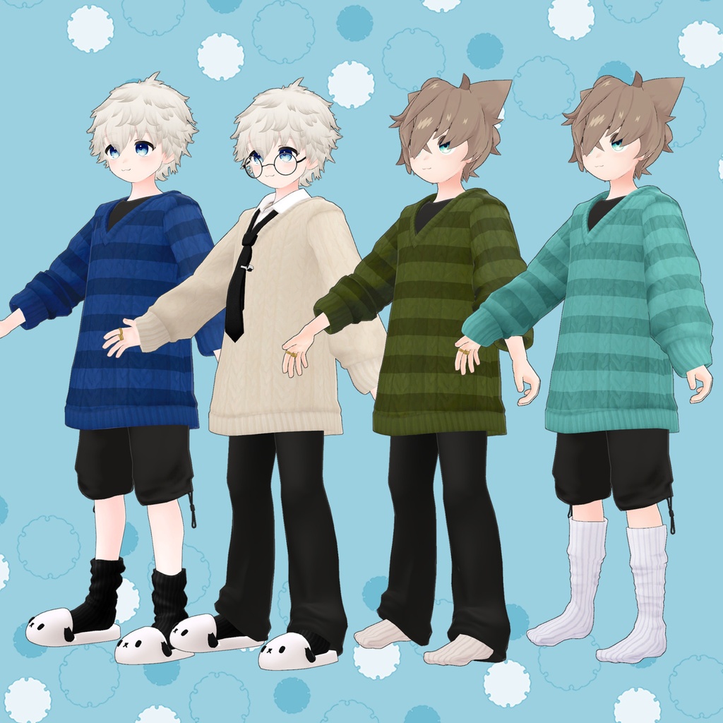 【セール中~12/25】オリジナル3D衣装「ASTeTセーターセット」