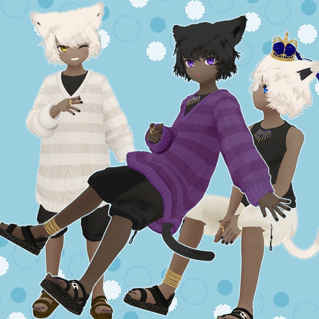 【セール中~12/25】オリジナル3D衣装「ASTeTセーターセット」