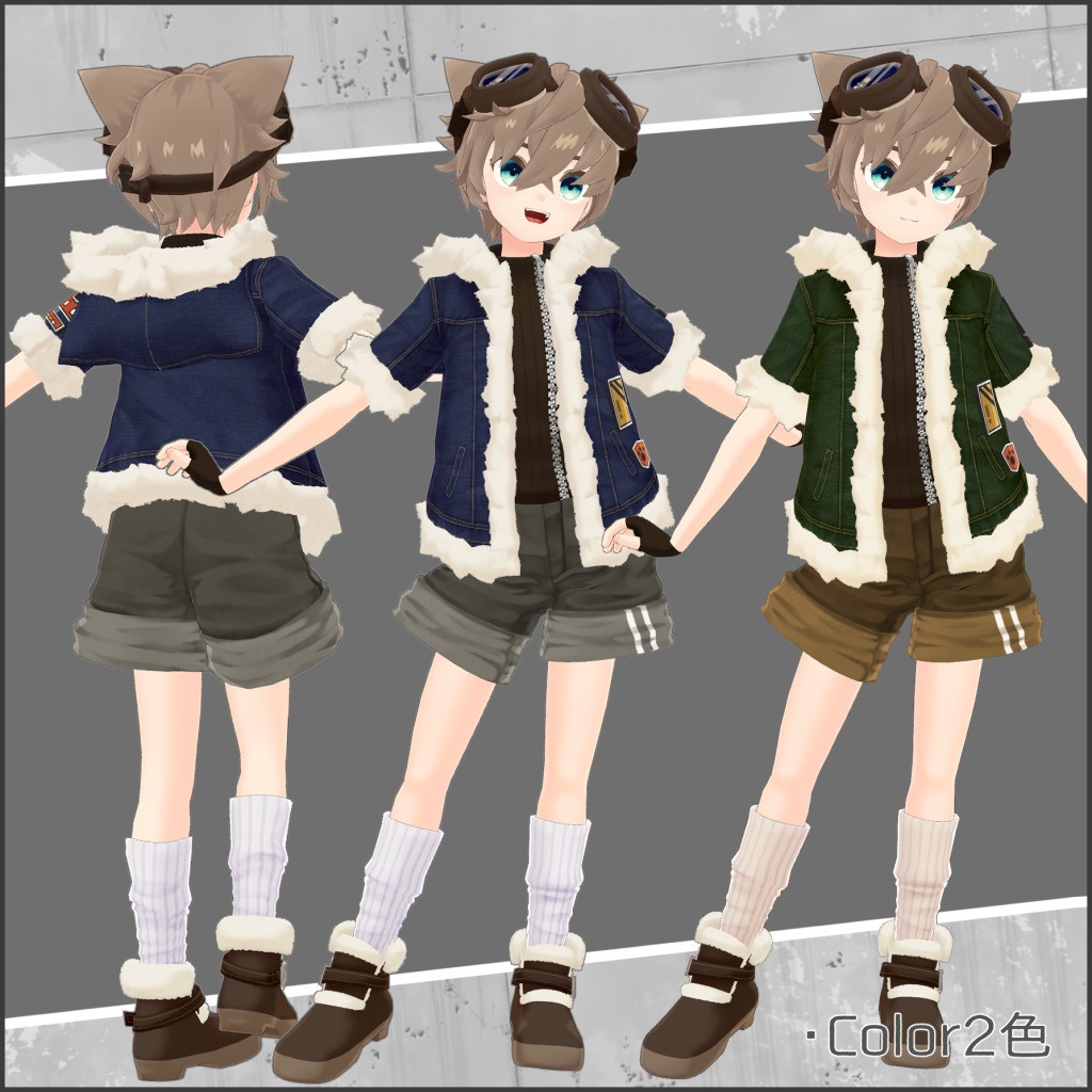 オリジナル3Dモデル「NiKo-Remake〈ニコ〉」