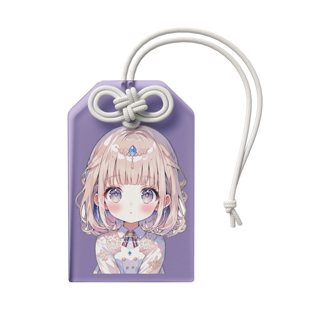 Moon お守り purple