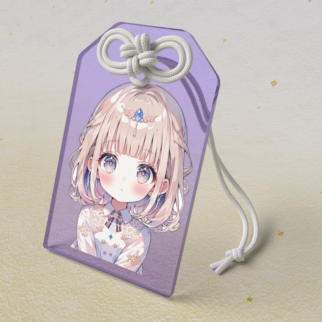 Moon お守り purple